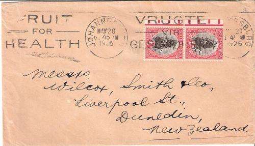 1926 WATERLOW BOOKLET PAIR USED ON COVER A MUST FOR BOOKLET COLLECTORS