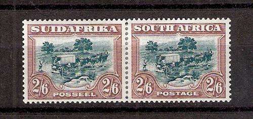 1930 2/6 ROTO MM GREEN AND BROWN WITH BROKEN FRAMELINE. SEE SCAN