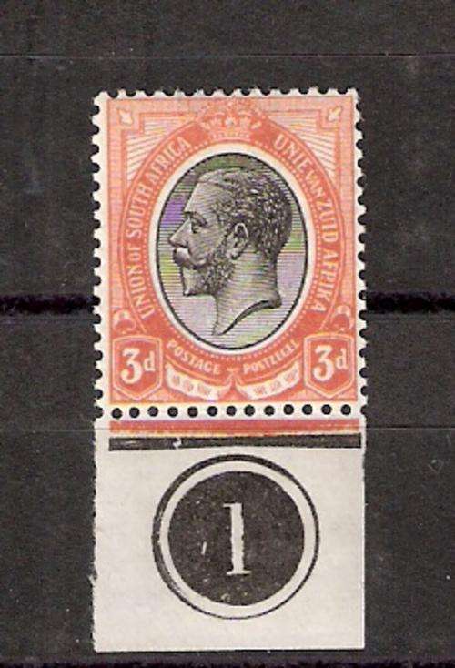 1913 KINGSHEADS 3d ORANGE TOP CONTROL WITH VARIETY