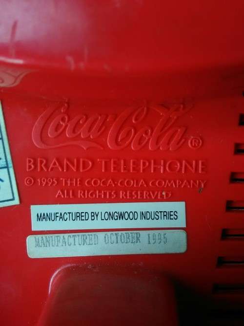 Antique Vintage retro Clow in the dark Coca-cola telephone !!! In Pertfect condition