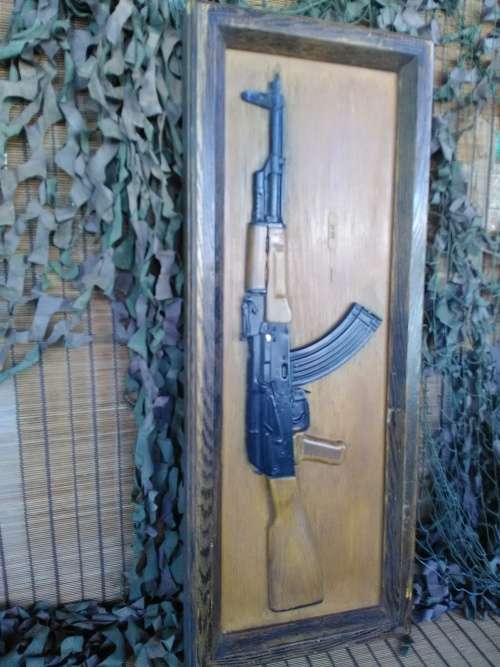 AK47 REPLICA WALL MOUNT !! AWESOME !