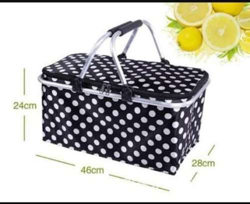 picnic basket or cooler bag