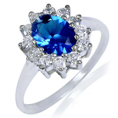 Ring with CZ Gemstone