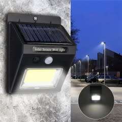 SOLAR POWERED COB WALL LIGHT