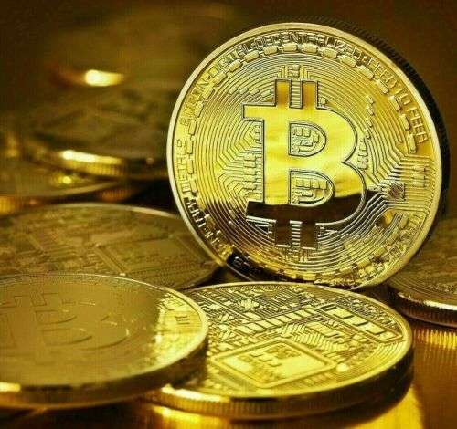 Gold Plated Bitcoin Coin Collectible
