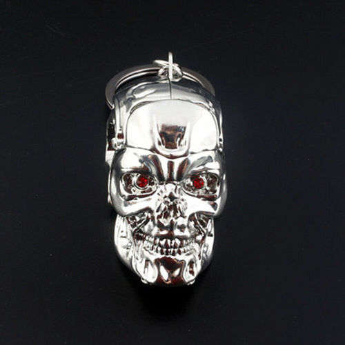 Hot Terminator 3D Skull Key Chain(silver)