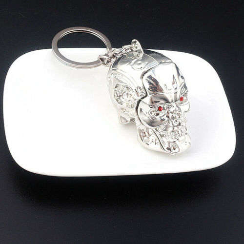 Hot Terminator 3D Skull Key Chain(silver)