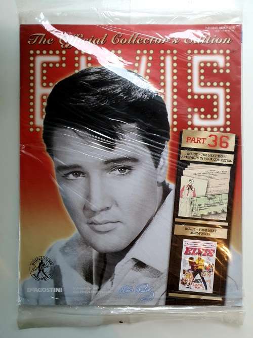 HIGHLY COLLECTIBLE  - ELVIS PRESLEY - THE OFFICIAL COLLECTORS EDITION #36 - PRISTINE NEW CONDITION