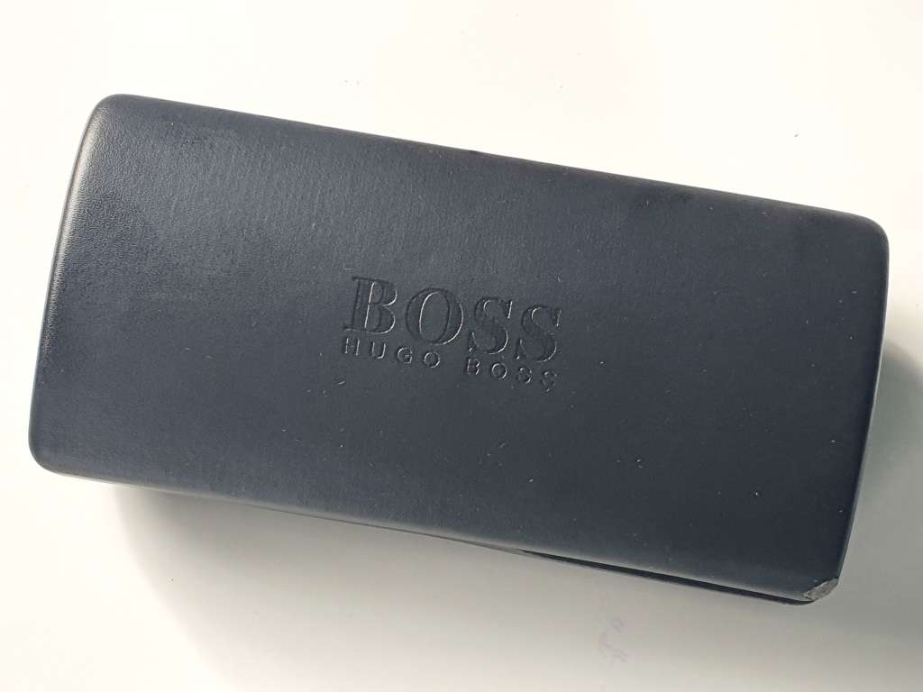 Hugo Boss 0924 807 Black Rectangle Eyeglasses Frames 53-16-145
