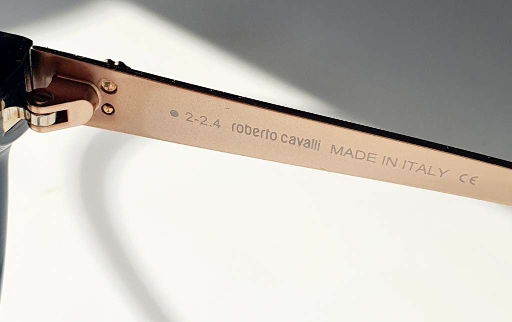 ROBERTO CAVALLI DABIH RC 860 BLACK EYE GLASSES FRAME 54-16-140 CAT EYE 0860