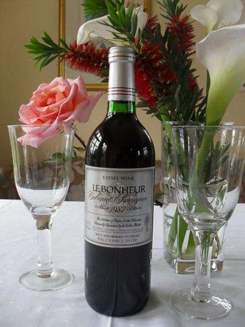 ***1987*** Le Bonheur Cabernet Sauvignon***