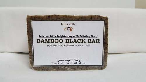 BAMBOO BLACK BAR (intense lightening/exfoliating soap)