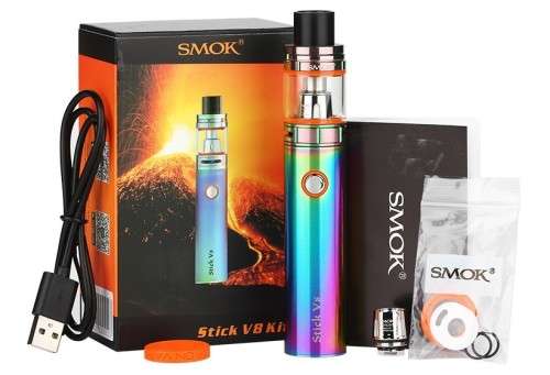 SMOK V8 Stick Complete KIT - Rainbow Colours - LOCAL STOCK!! - FREE SHIPPING