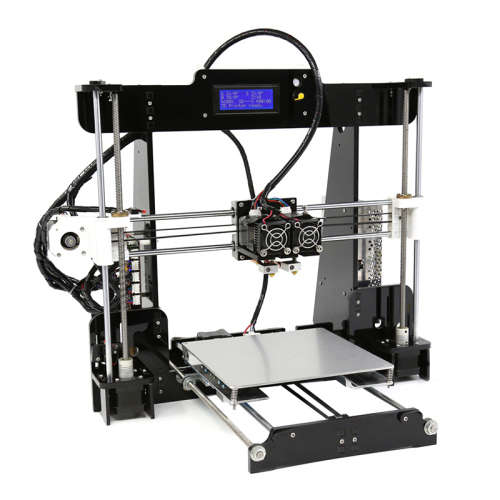 Anet A8 M DIY 3D Printer Kit - Dual Nozzles, Online & Offline Printing, 40-120mm/s Print Speed, High