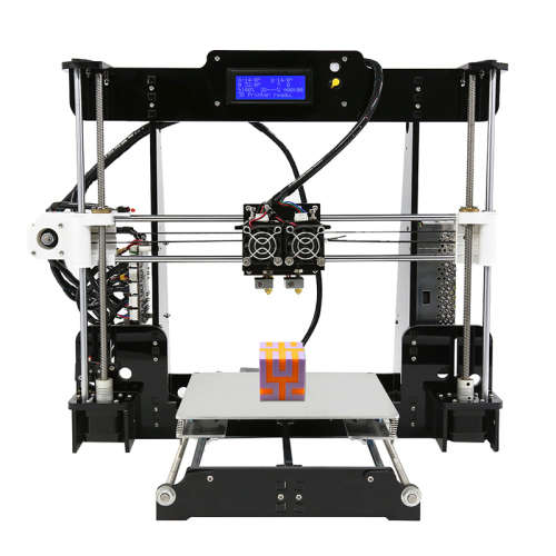 Anet A8 M DIY 3D Printer Kit - Dual Nozzles, Online & Offline Printing, 40-120mm/s Print Speed, High