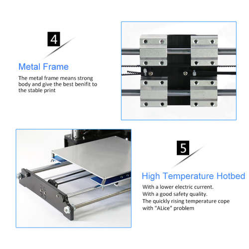 Anet A8 M DIY 3D Printer Kit - Dual Nozzles, Online & Offline Printing, 40-120mm/s Print Speed, High