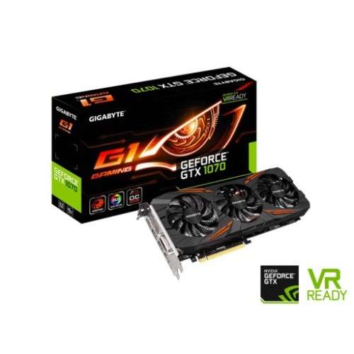Gigabyte GeForce GTX 1070 G1 Gaming 8GB