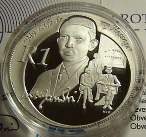 2008 PROOF PROTEA  MAHATMA GHANDI.STILL SEALED!!!!!