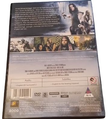 DVD -    Conan the Barbarian
