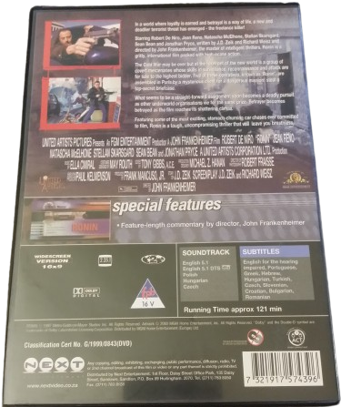 DVD -    Ronin - Robert de Nero