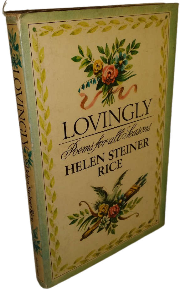 BOOKS  - Lovingly , Poems for all seasons - Helen Steiner Rice
