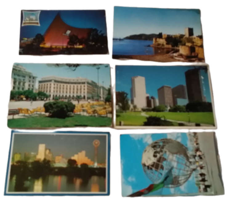 Postcards  unused  -  Six  postcards