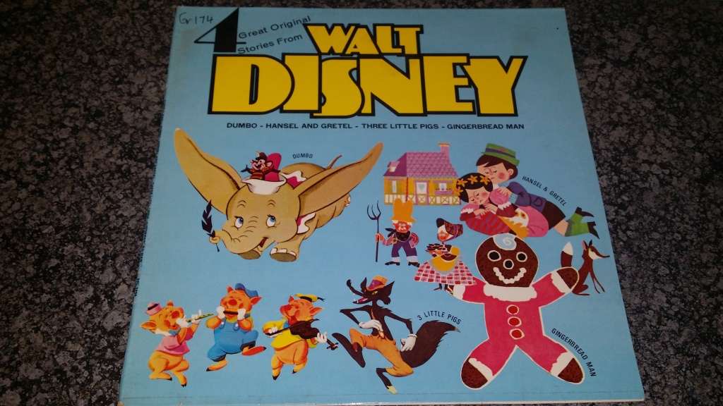 LP Vinyl Records -Walt Disney stories