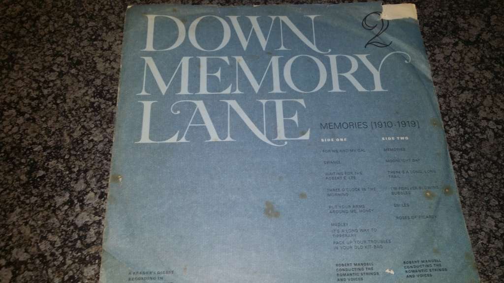 LP Vinyl Records  -   Down Memory Lane