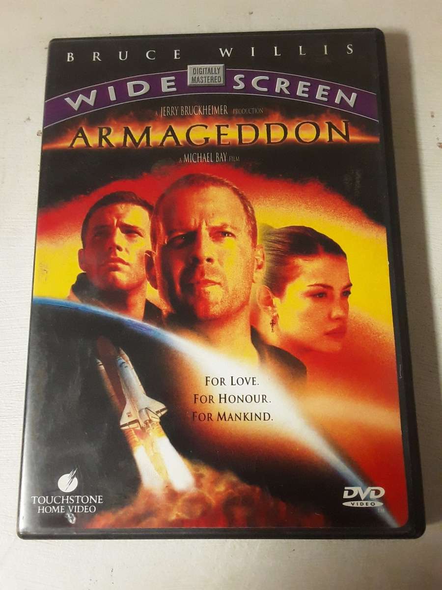 DVD movie  Armageddon , Bruce Willis excellent condition