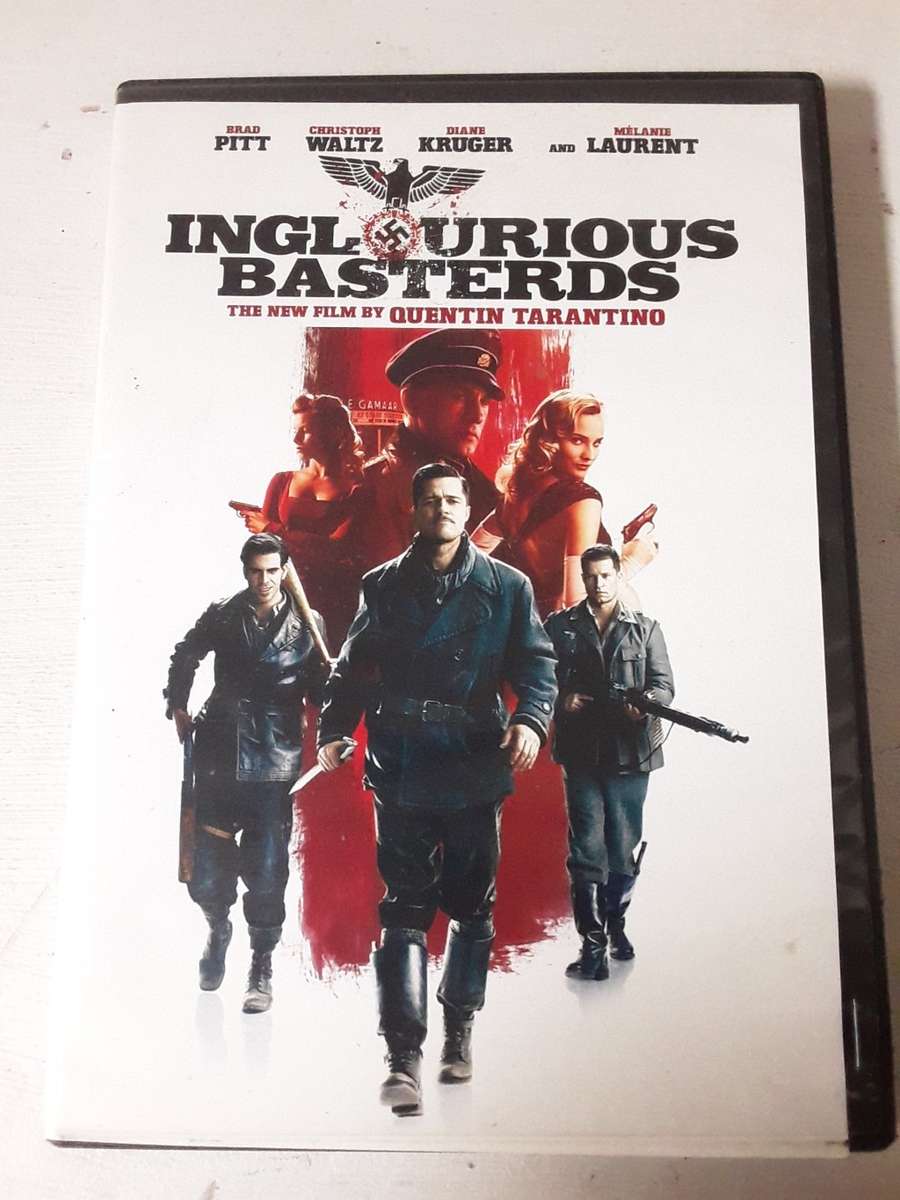 DVD movie  Inglorious Basterds , Brad Pitt  excellent condition