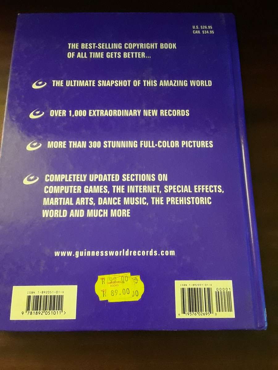 BOOKS  -  Guinness world records 2001