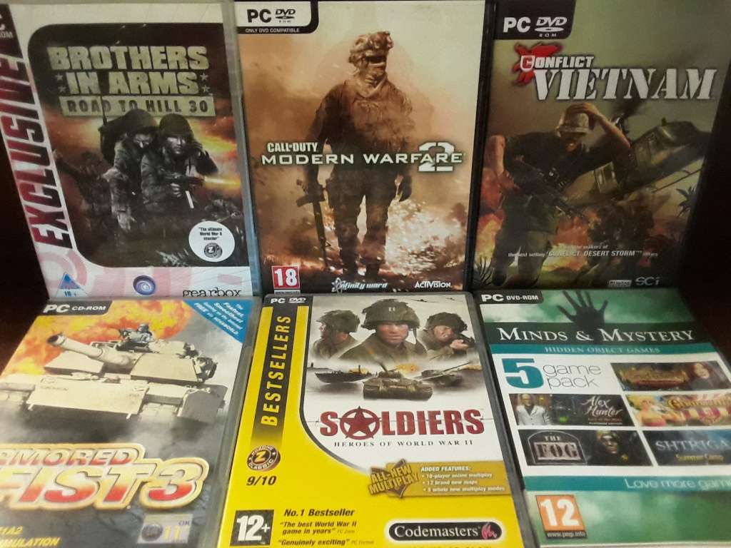 Games PC  - EIGHT PC Games