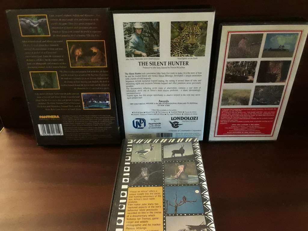 Four VHS Wildlife Tapes