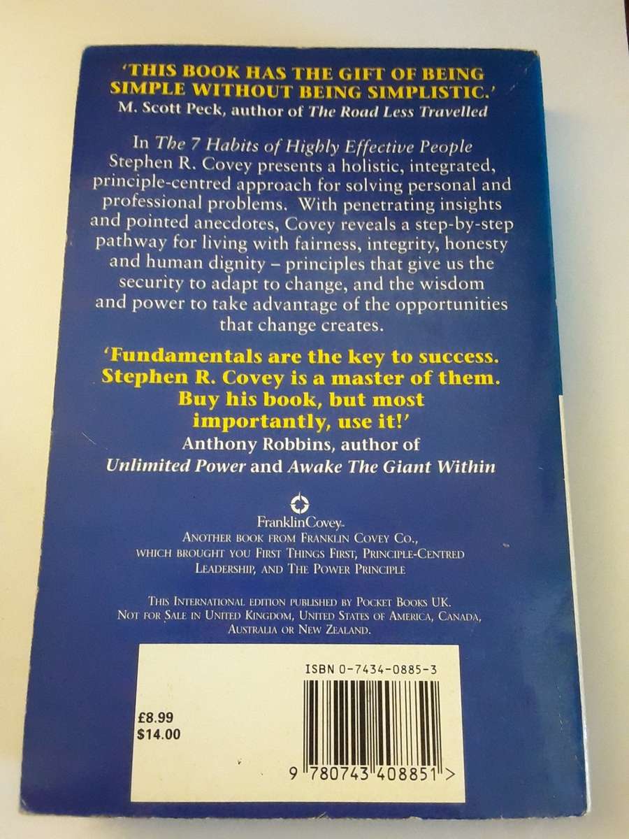 Books  :   The 7 Habits of Highly Effective People