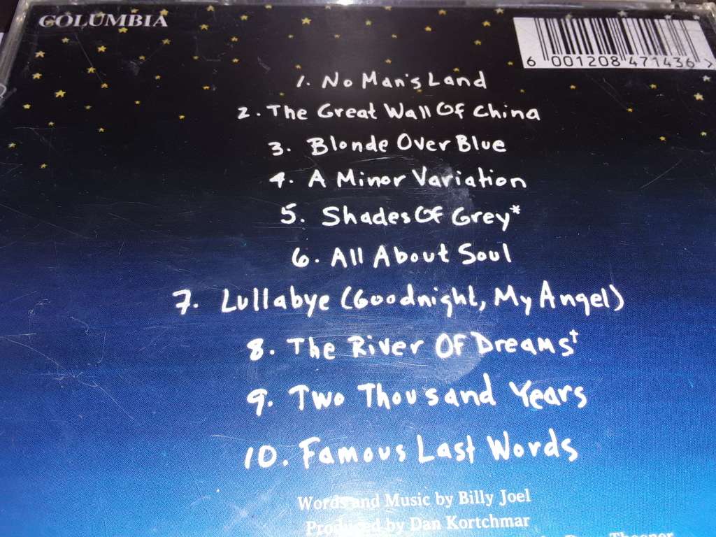 CD music : Billy Joel , River of Dreams