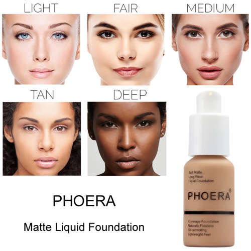 Phorea Foundation Professional Full Coverage Soft Matte Liquid Foundation