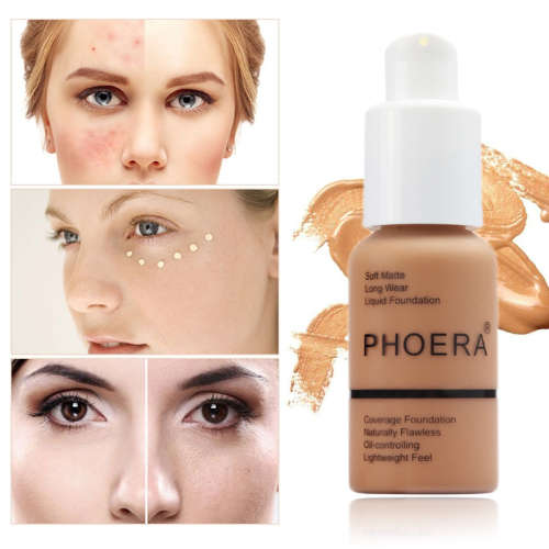 Phorea Foundation Professional Full Coverage Soft Matte Liquid Foundation