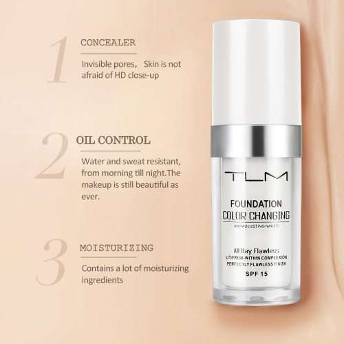 TLM COLOR CHANGING FOUNDATION SPF15 30ML
