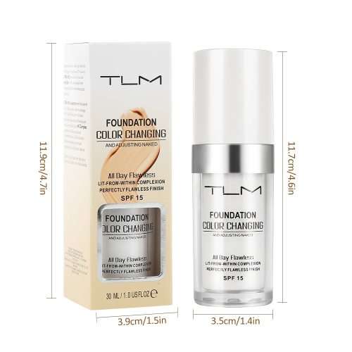 TLM COLOR CHANGING FOUNDATION SPF15 30ML