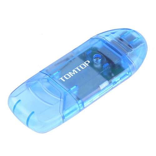 Tomtop USB 2.0 Memory Card Reader 16G Mini SD MMC RS-MMC SDHC