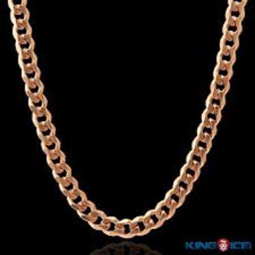 Absolute Stunning! 9ct Solid Rose Gold Filled Curb Style Chain - 5mm x 605mm (NOT Gold Plated)