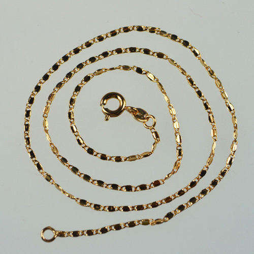 14ct Solid Gold Filled Chain - 1mm x 406mm (NOT Gold Plated)