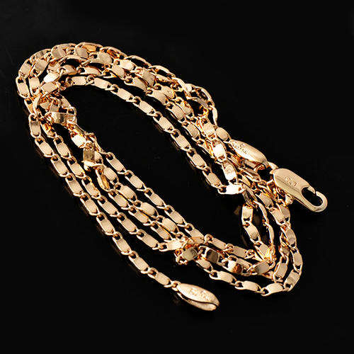 VOGUE! 9ct Gold Filled Chain - 2mm x 600mm (NOT Fusion Or Plated)!