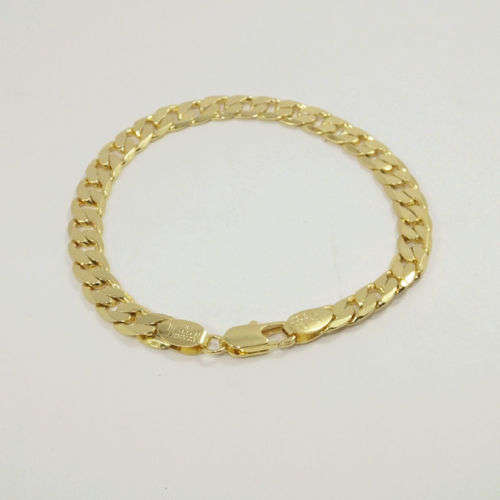 9ct Gold Filled Bracelet - 6mm x 215mm (NOT Fusion Or Plated)!