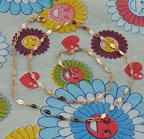 BEAUTIFUL! 18ct Rose Gold Filled Chain - 2mm x 460mm (NOT Fusion Or Plated)!