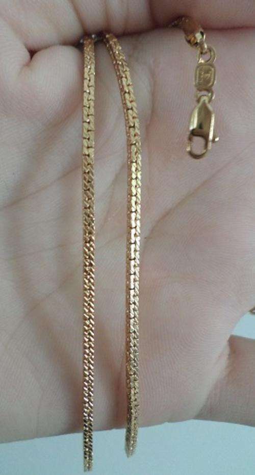 BEAUTIFUL! 9ct Gold Filled Chain - 2mm x 610mm (NOT Fusion Or Plated)!
