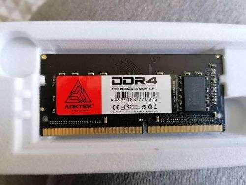 One time bargain - Arktek RAM 16GB DDR4 PC-2666 SO-DIMM NOTEBOOK