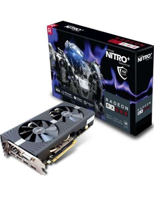 ATI Sapphire RX580 - Nitro edition - 4Gb OC with nitro glow RGB LED RX 580