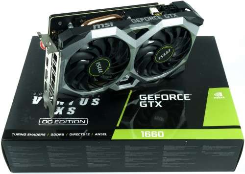 MSI GeForce GTX 1660 Ventus XS (Dual-Fan 6GB GDDR5 PCIe 3.0) Graphics Card
