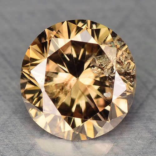 0.38 Cts FANCY SPARKLING PINKISH BROWN COLOR NATURAL LOOSE DIAMOND ~~CERTIFIED~~